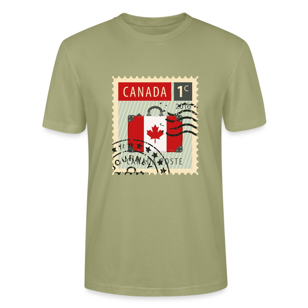 Timbre Canada | T-shirt Unisexe - vert brouillard