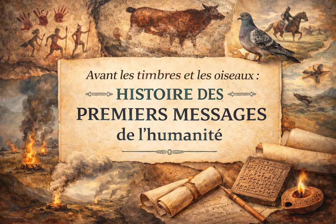 Avant les timbres et les oiseaux : histoire des premiers messages de l’humanité