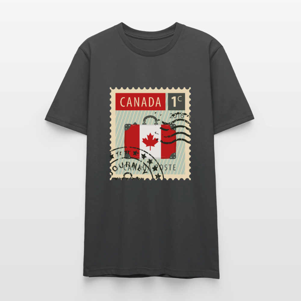 Timbre Canada | T-shirt Unisexe - charbon