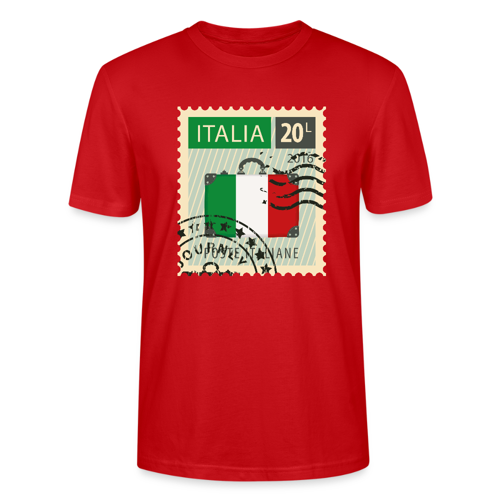 Timbre Italie | T-shirt Unisexe - rouge