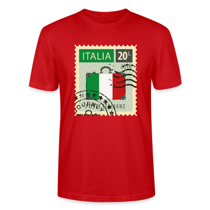 Timbre Italie | T-shirt Unisexe - rouge