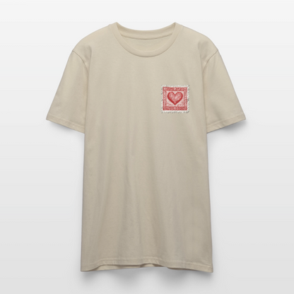 🫶🏼Timbre Cœur – Simple | T-shirt unisexe 🫶🏼 - beige