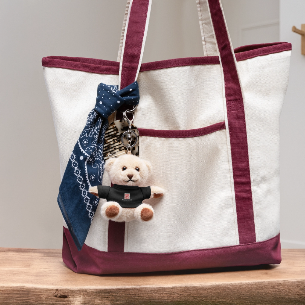 🫶🏼 Timbre Coeur - Timbré de toi | Porte-clés peluche Ourson 🫶🏼 - noir