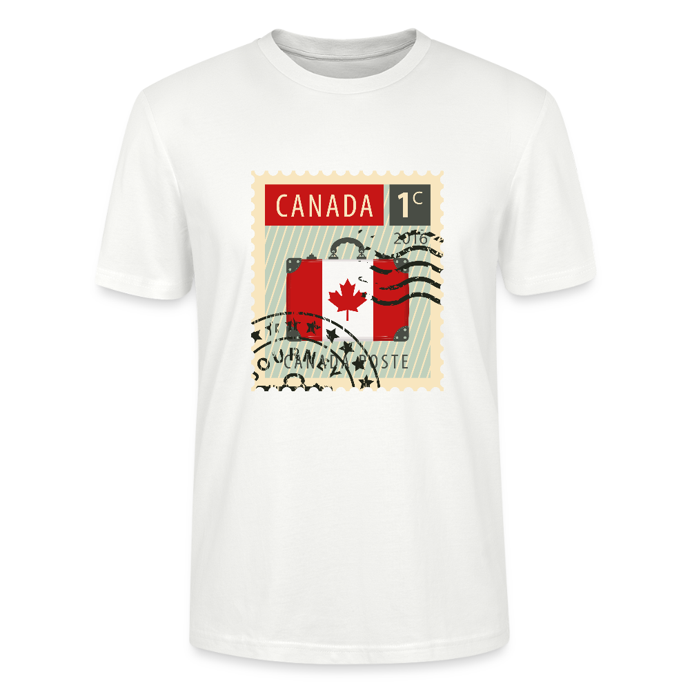 Timbre Canada | T-shirt Unisexe - blanc