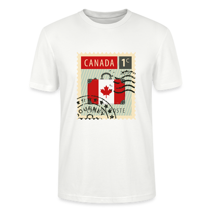 Timbre Canada | T-shirt Unisexe - blanc