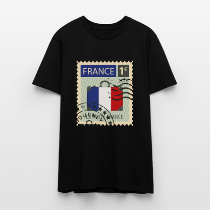 Timbre de France | T-shirt - noir