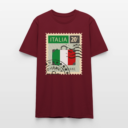Timbre Italie | T-shirt Unisexe - bordeaux