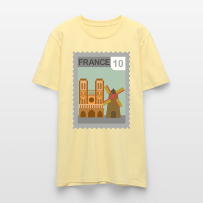Timbre France Cathédrale | T-shirt  Unisexe - crème