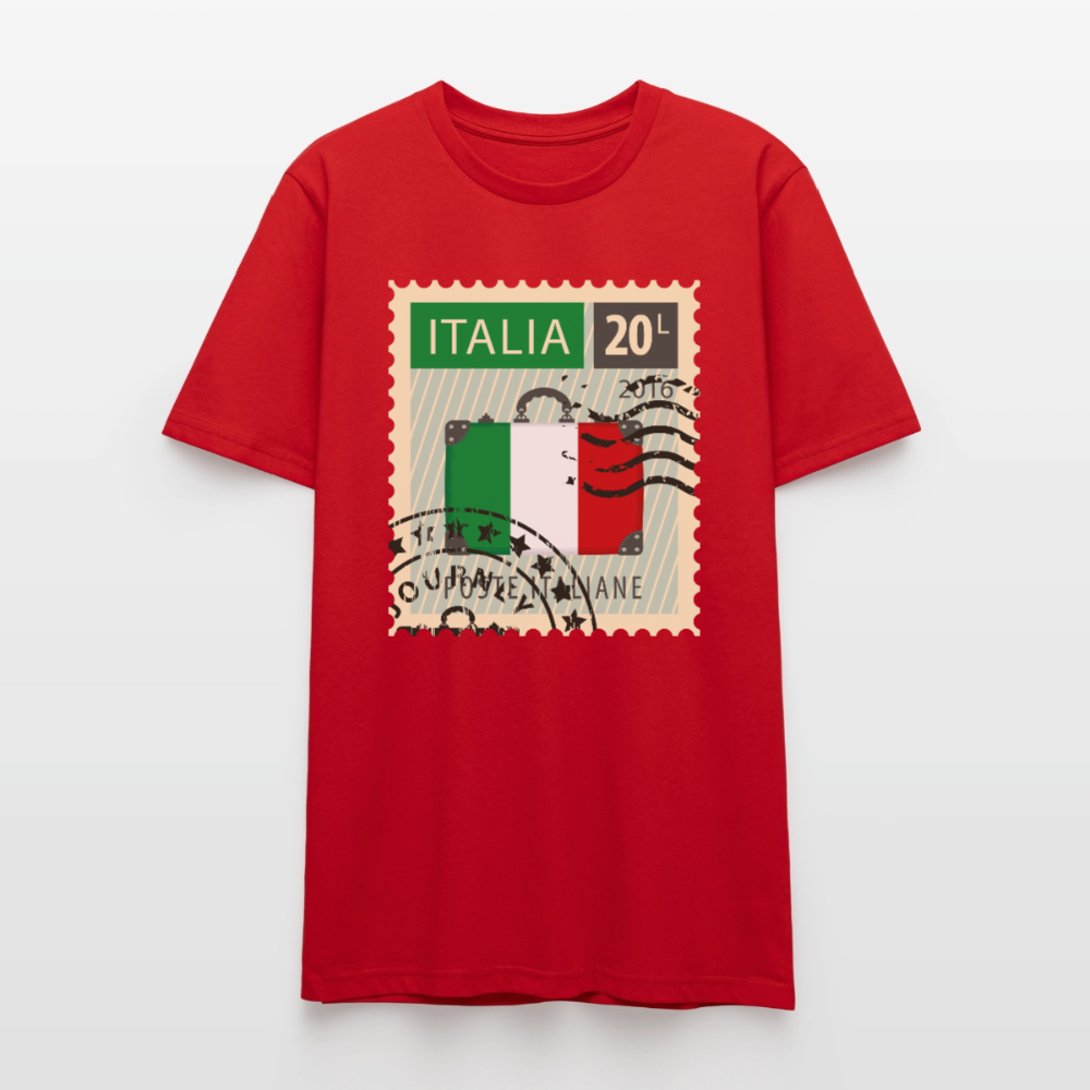Timbre Italie | T-shirt Unisexe - rouge