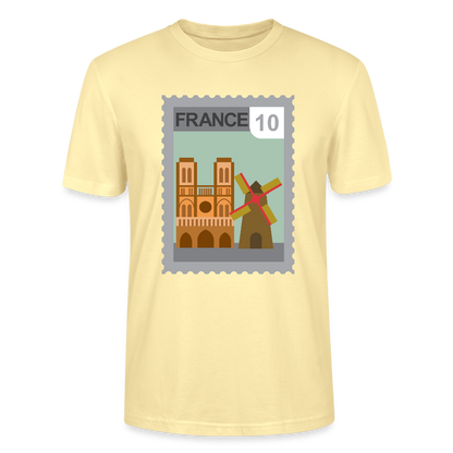 Timbre France Cathédrale | T-shirt  Unisexe - crème