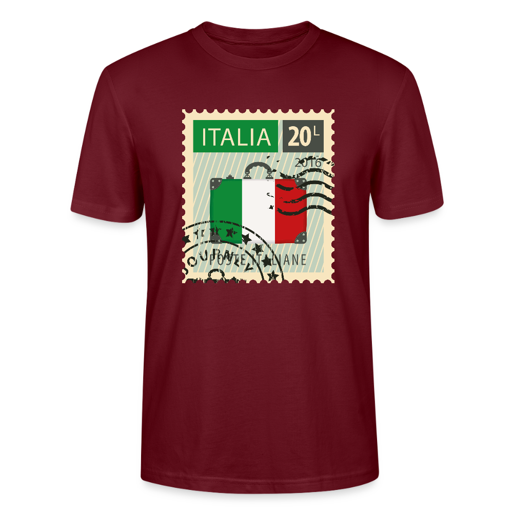 Timbre Italie | T-shirt Unisexe - bordeaux