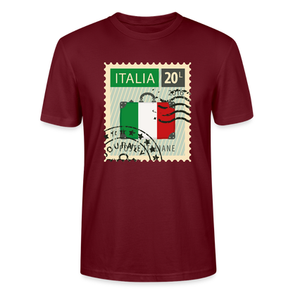 Timbre Italie | T-shirt Unisexe - bordeaux