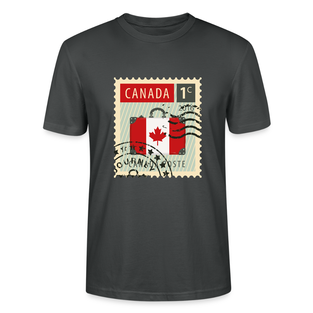 Timbre Canada | T-shirt Unisexe - charbon