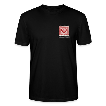Timbre Coeur - Timbré de toi (blanc) | T-shirt Unisexe - noir