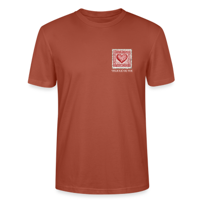 Timbre Coeur - Timbré de toi (blanc) | T-shirt Unisexe - terracotta