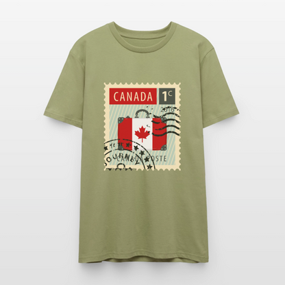 Timbre Canada | T-shirt Unisexe - vert brouillard