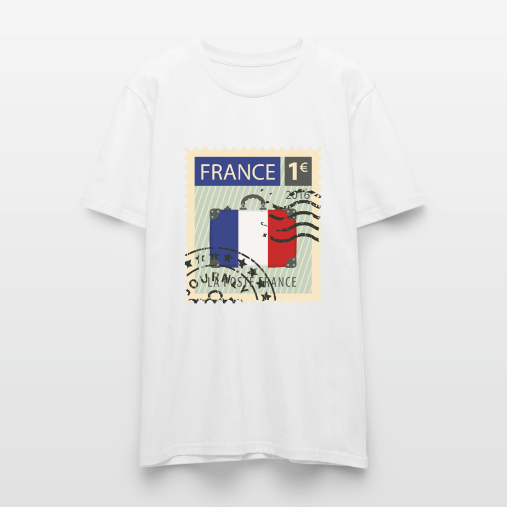Timbre de France | T-shirt - blanc