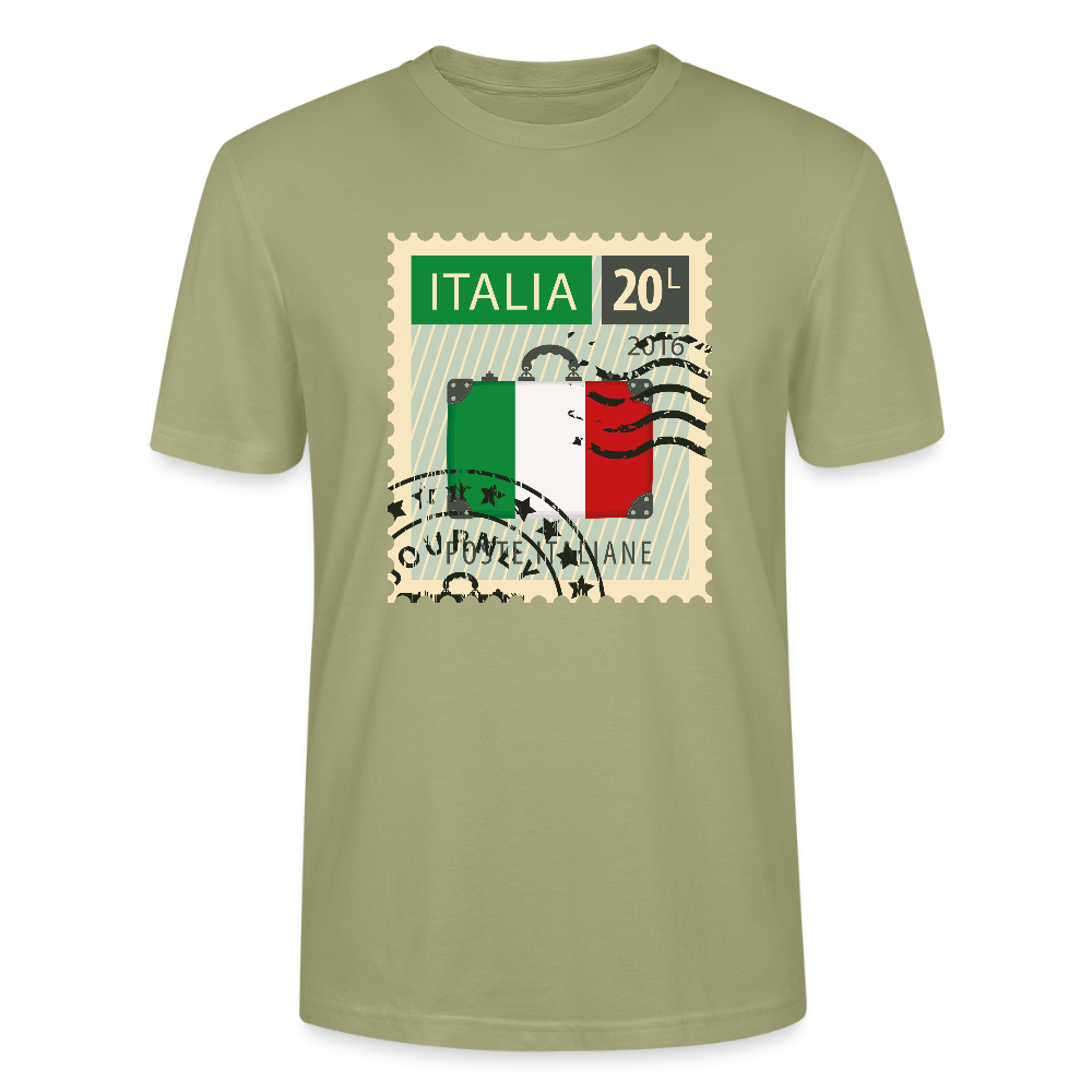 Timbre Italie | T-shirt Unisexe - vert brouillard