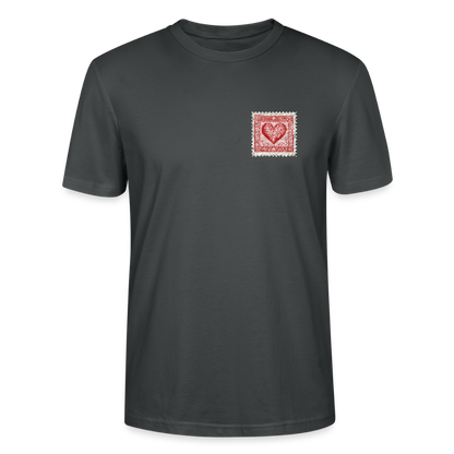 🫶🏼Timbre Cœur – Simple | T-shirt unisexe 🫶🏼 - charbon