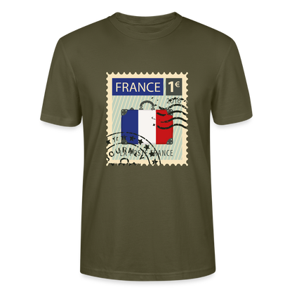 Timbre de France | T-shirt - kaki