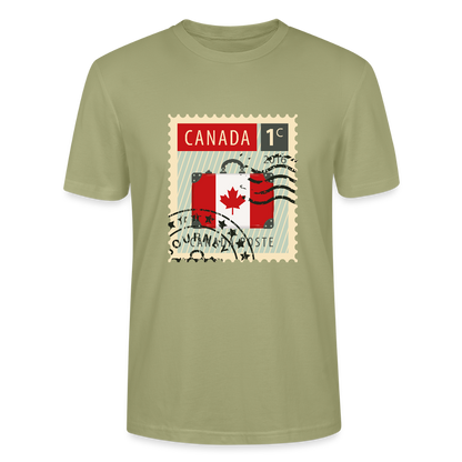 Timbre Canada | T-shirt Unisexe - vert brouillard