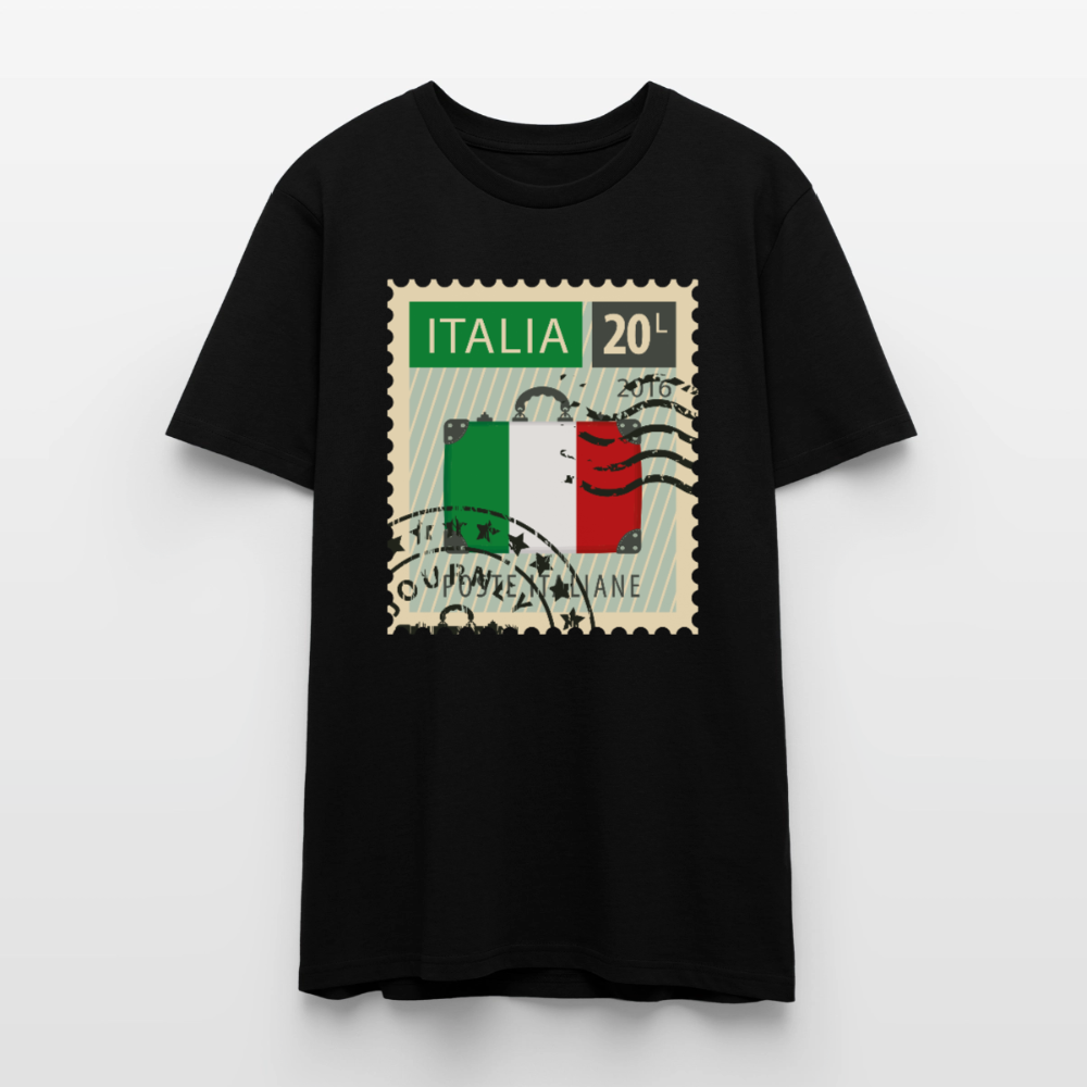 Timbre Italie | T-shirt Unisexe - noir