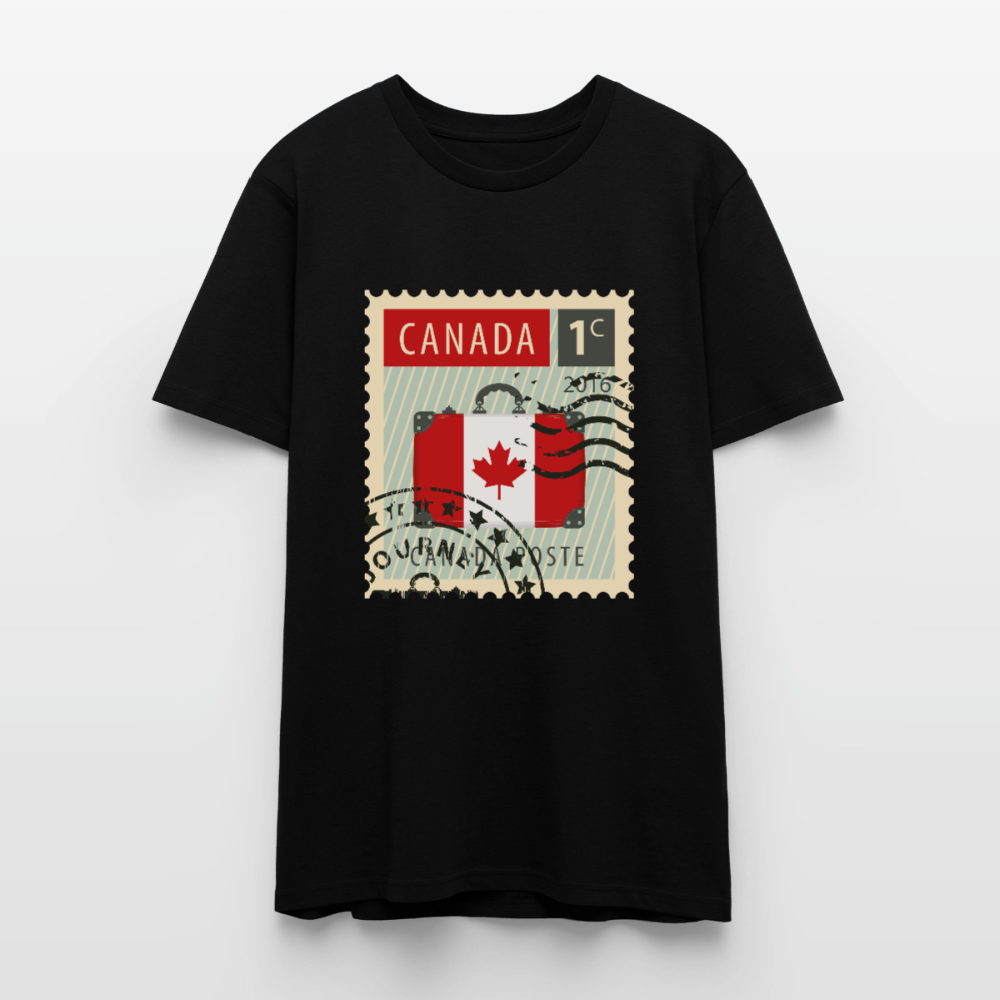 Timbre Canada | T-shirt Unisexe - noir