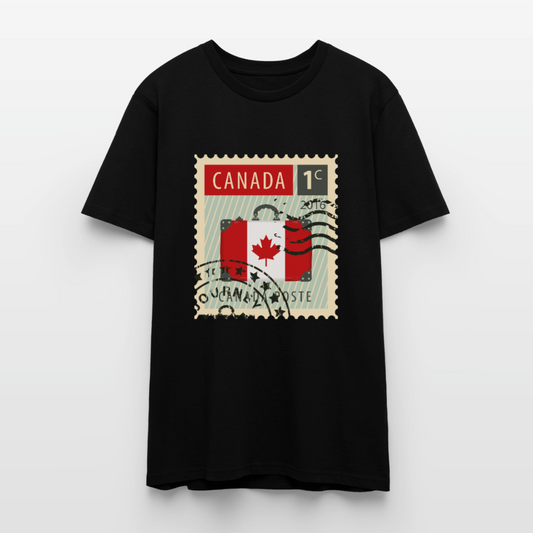 Timbre Canada | T-shirt Unisexe - noir