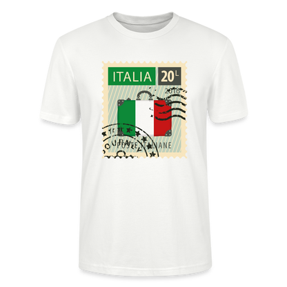 Timbre Italie | T-shirt Unisexe - blanc