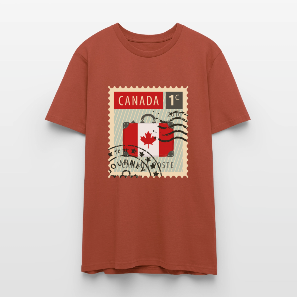Timbre Canada | T-shirt Unisexe - terracotta