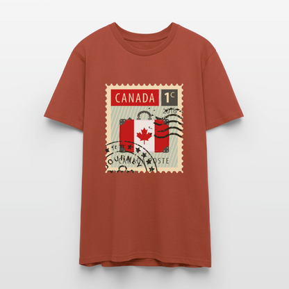 Timbre Canada | T-shirt Unisexe - terracotta