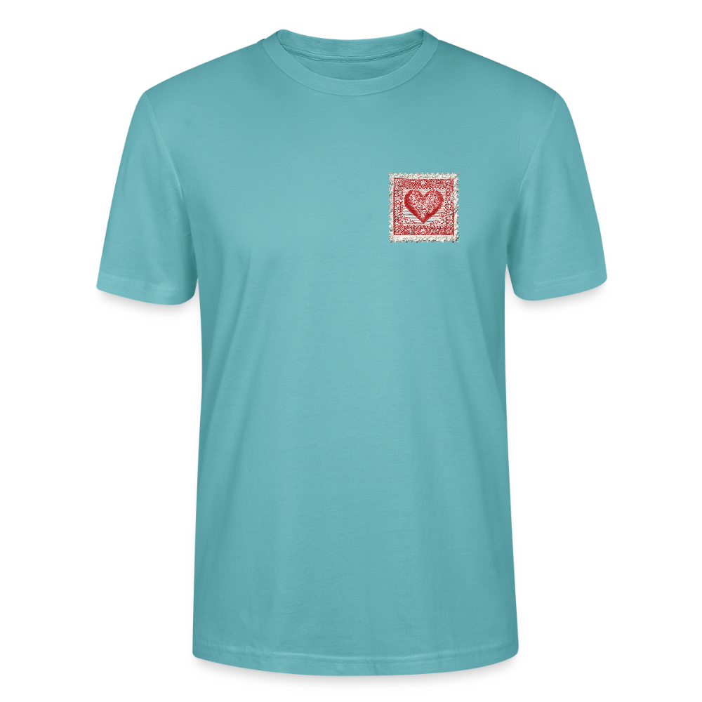 🫶🏼Timbre Cœur – Simple | T-shirt unisexe 🫶🏼 - turquoise pastel