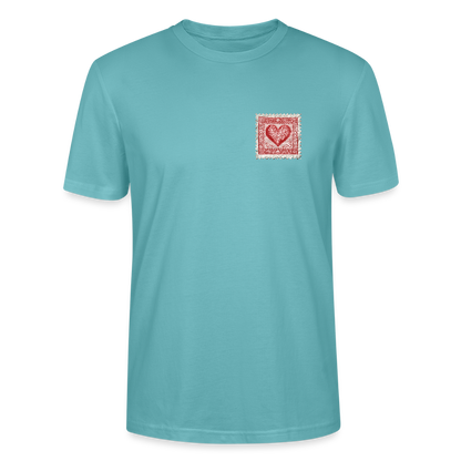 🫶🏼Timbre Cœur – Simple | T-shirt unisexe 🫶🏼 - turquoise pastel