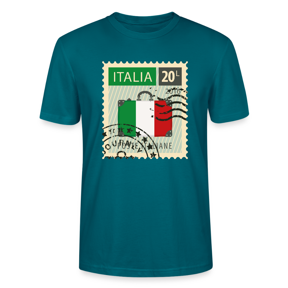 Timbre Italie | T-shirt Unisexe - bleu océan