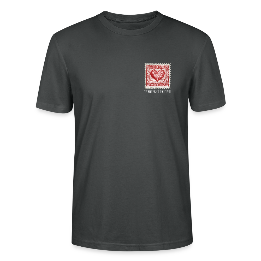 Timbre Coeur - Timbré de toi (blanc) | T-shirt Unisexe - charbon