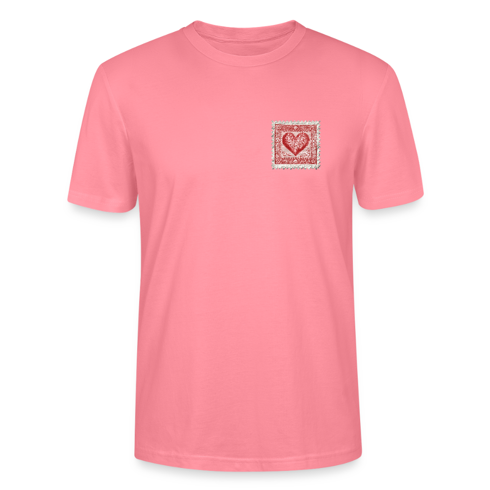 🫶🏼Timbre Cœur – Simple | T-shirt unisexe 🫶🏼 - rose 