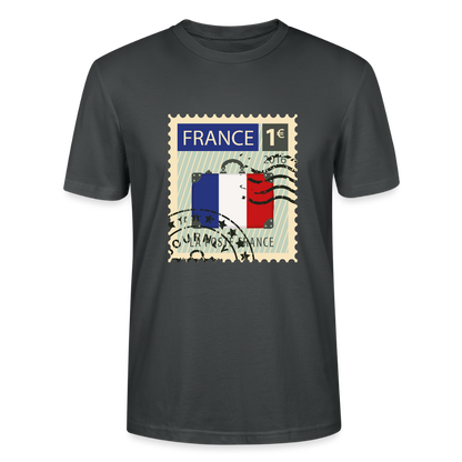 Timbre de France | T-shirt - charbon