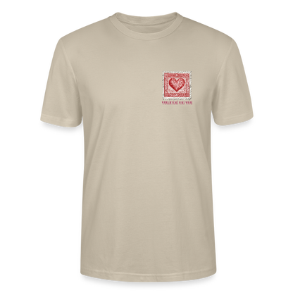 🫶🏼 Timbre Coeur - Timbré de toi ( Magenta ) | T-shirt Unisexe 🫶🏼 - beige