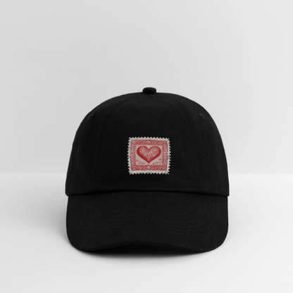 Casquette Timbre Cœur - noir/noir