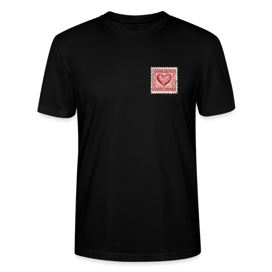 🫶🏼Timbre Cœur – Simple | T-shirt unisexe 🫶🏼 - noir