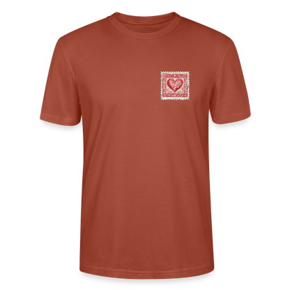 🫶🏼Timbre Cœur – Simple | T-shirt unisexe 🫶🏼 - terracotta