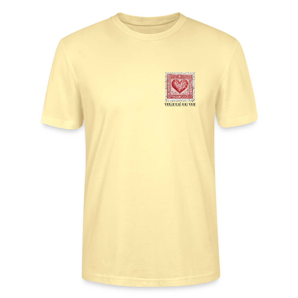 🫶🏼Timbre Cœur – Timbré de toi (Noir) | T-shirt unisexe 🫶🏼 - crème