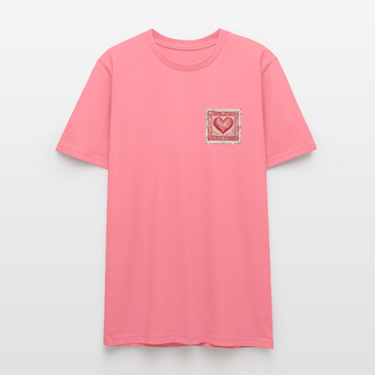 🫶🏼Timbre Cœur – Simple | T-shirt unisexe 🫶🏼 - rose 