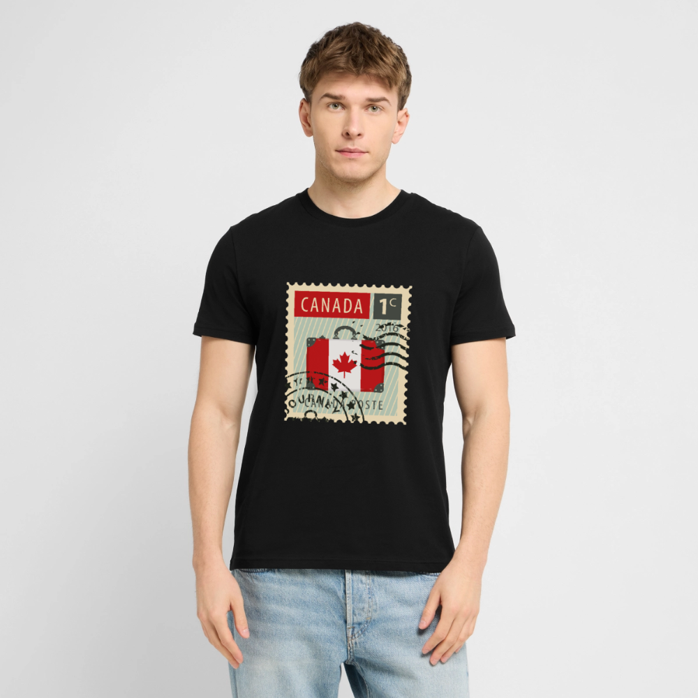 Timbre Canada | T-shirt Unisexe - noir