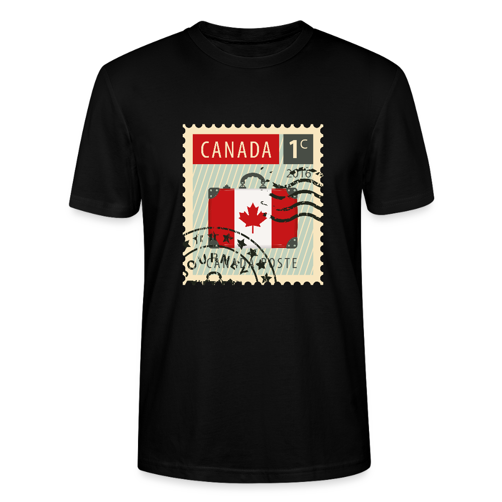 Timbre Canada | T-shirt Unisexe - noir