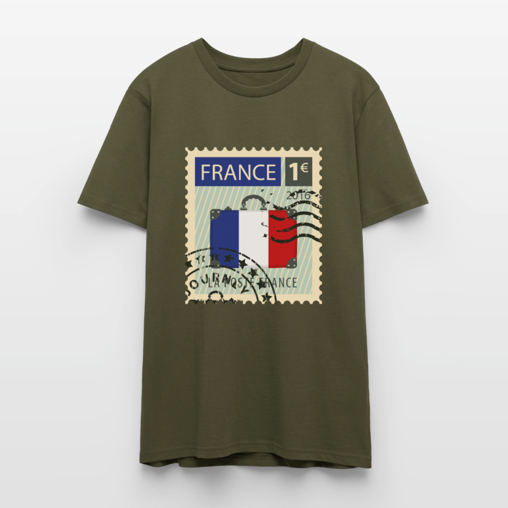 Timbre de France | T-shirt - kaki