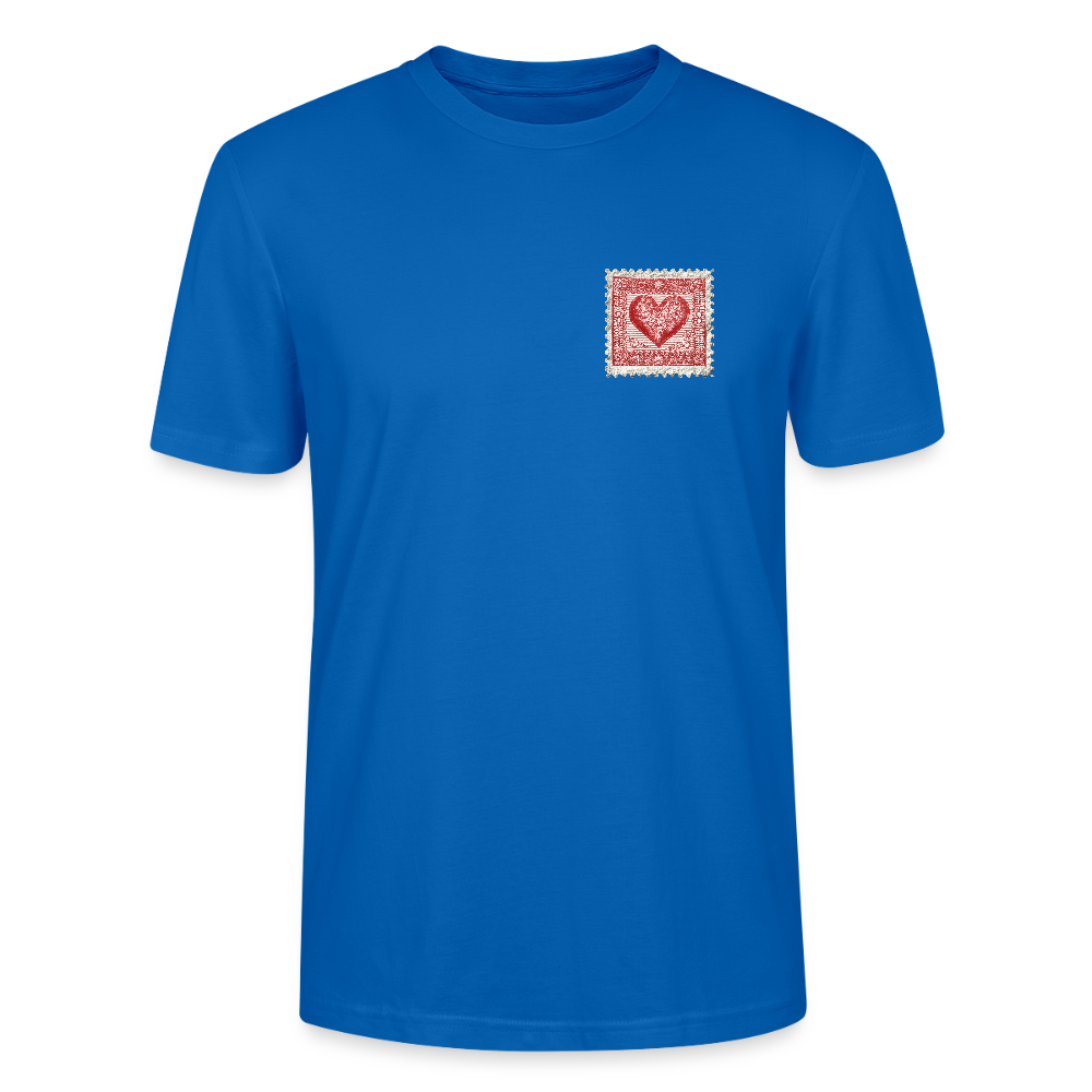 🫶🏼Timbre Cœur – Simple | T-shirt unisexe 🫶🏼 - bleu paon