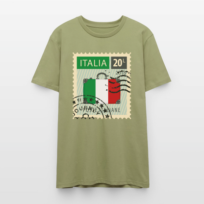 Timbre Italie | T-shirt Unisexe - vert brouillard